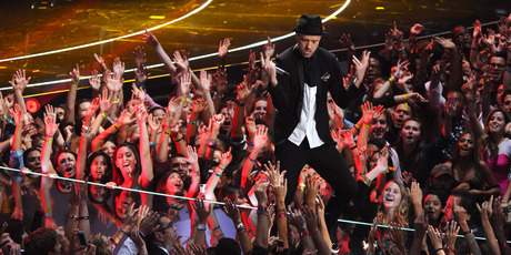 Justin Timberlake performing at the MTV Video Music Awards. Photo / AP