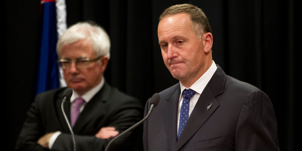 Mr Key said the botulism scare and the previous DCD scare which has prompted the Sri Lankan protests had sparked debate amongst ministers. Photo / Mark Mitchell