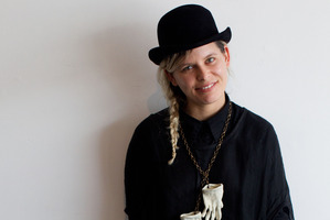 Fashion designer Lela Jacobs. Photo: Richard Robinson.