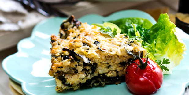 Silverbeet Cheese Pie. Photo / Babiche Martens