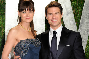 The daughter of Tom Cruise and Katie Holmes has broken her arm.Photo / AP