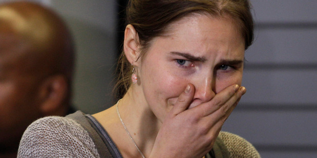 Amanda Knox won't return to Italy for her retrial for murder. File photo / AP