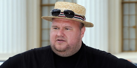 The tables turned on the self-serving internet freedom fighter Kim Dotcom. Photo / Duncan Brown