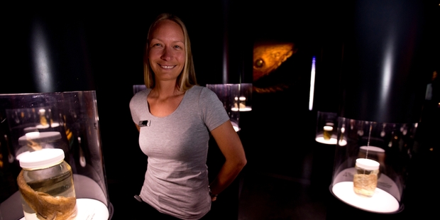 Severine Hannam was part of the expedition that caught the footage of a giant squid. Photo / Dean Purcell