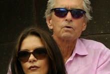 Michael Douglas and his wife actress and Catherine Zeta-Jones.