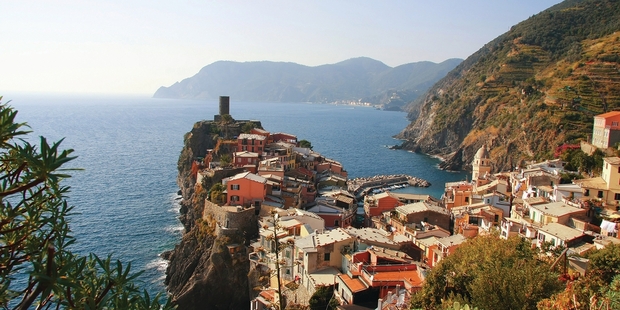 Walking or cycling is a great way to take in Italy's spectacular Cinque Terre.