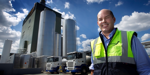 Miraka CEO Richard Wyeth says milk flow is ahead of budget. Photo / Alan Gibson