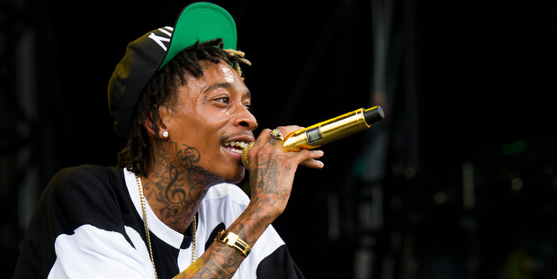 Wiz Khalifa will perform at New Year's festival Rhythm & Vines. Photo / AP