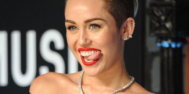Miley Cyrus says her MTV performance was 'all me'. Photo / AP