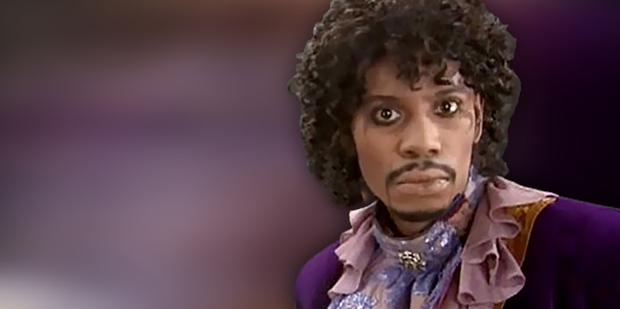 The cover art for Breakfast Can Wait featuring Dave Chappelle as Prince. Photo / AP