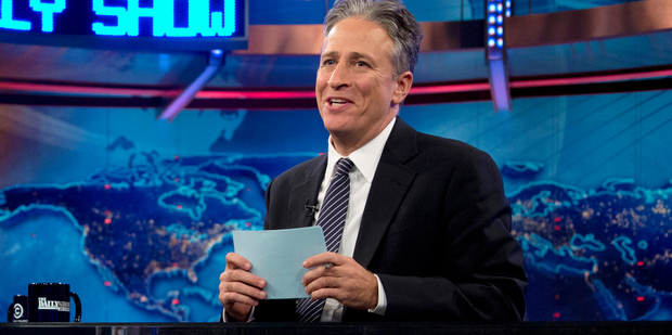 Jon Stewart has returned to host The Daily Show. Photo / AP
