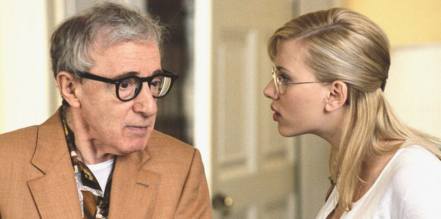 Woody Allen, seen with Scarlett Johansson on the set of Scoop in 2007, is a prolific filmmaker.
