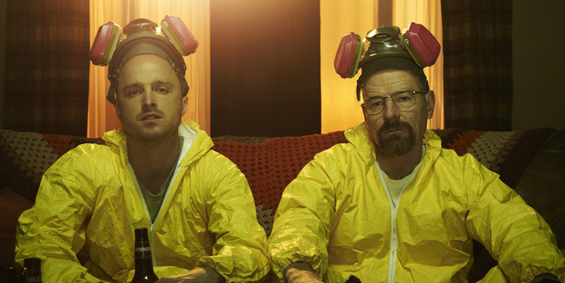 Aaron Paul and Bryan Cranston from Breaking Bad.