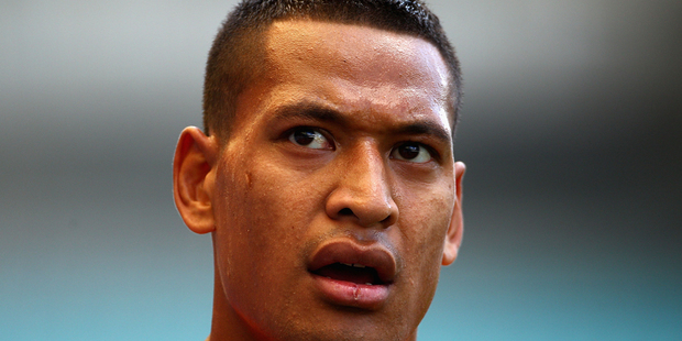 Israel Folau has been named at fullback for the Wallabies Rugby Championship game against South Africa in Brisbane on Saturday night. Photo / Getty Images.