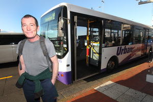 Commuter Joseph Shields is one passenger whose monthly fare has almost doubled. Photo / Chris Gorman