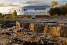 Bowlus Road Chief caravan. Photo / Supplied