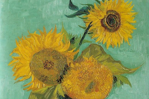 Three Sunflowers is owned by a collector.