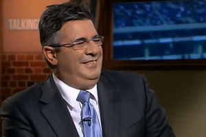 AFL boss Andrew Demetriou initially laughed at the idea of a dwarf set on fire.