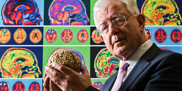 Prof Faull has devoted his career to understanding the human brain. Photo / Greg Bowker