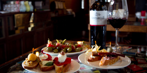 A selection of tapas at Pintxos. Photo / Natalie Slade