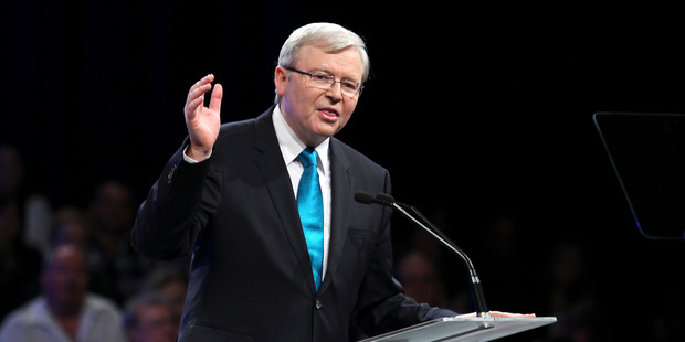 Australian Prime Minister Kevin Rudd. Photo / AP