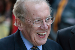 Broadcaster Sir David Frost died from a heart attack aged 74. Photo / AP