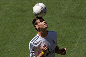 Welsh international soccer player Gareth Bale. Photo / AP