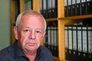 The head of Ludwigsburg federal prosecutors office, Kurt Schrimm stands in his office in Ludwigsburg, Germany. Photo / AP