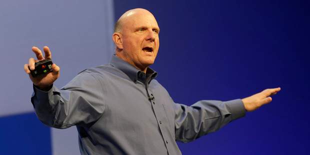 Microsoft chief executive Steve Ballmer.
