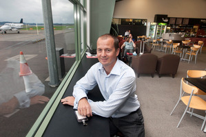 240413bf17 Rotorua International Airport's new chief executive Alastair Rhodes. 24 April 2013 Rotorua Daily Post Photograph by Ben Fraser