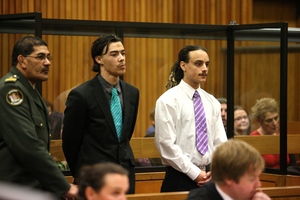 Karl Nuku and Mikhail Pandey-Johnson were sentenced to life for the murder of Dean Browne in 2011. Photo / Rob Tucker
