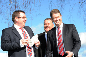 The three candidates for the Labour Leadership Grant Robertson, left, Shane Jones and David Cunnliffe. Photo / File