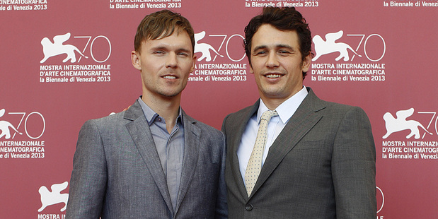 Child of God actor Scott Haze and director James Franco. Photo / AP