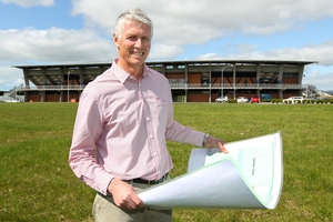 PLANS: Sports Park Hawke's Bay chief executive Jock Mackintosh pictured at the site of the proposed hockey facility in Hastings. PHOTO/DUNCAN BROWN HBT133320-01