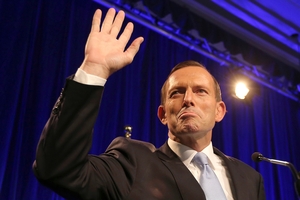 Tony Abbott's election victory comes as the Australian economy adjusts to a scaling back of mining growth. Photo / AP