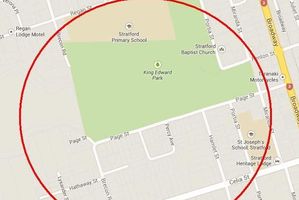 A map of the area where Mr Murphy's body was found.