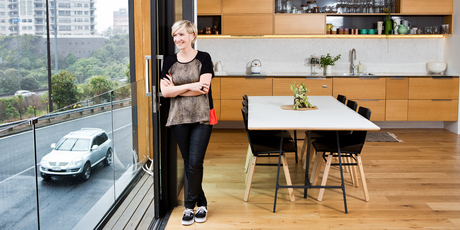 Architect Sophie Wylie photographed in her apartment. Photo / Babiche Martens