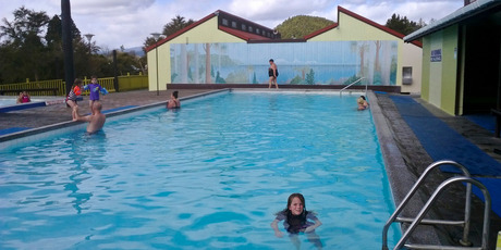 Tokaanu hot pools near Turangi in the Central North Island. Photo / Alex Robertson