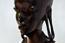 Masai womans bust. Photo / Babiche Martens.