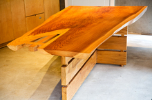 Redwood table. Photo / Babiche Martens.
