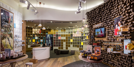 Phoenix Wang's projects include the Comvita and Glassons shop designs