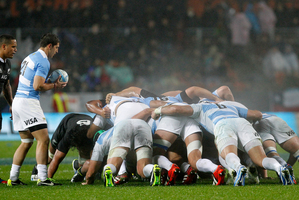 The All Blacks' athletic prowess is unquestioned. Photo / Christine Cornege