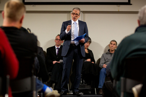 Candidate John Palino says the plan will make Auckland look like Los Angeles. Photo / Richard Robinson