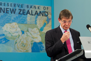Governor Graeme Wheeler's projected interest rate track is higher than three months ago. Photo / Mark Mitchell