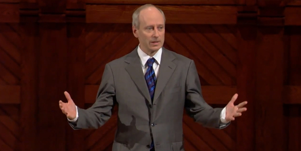Harvard Professor Michael Sandel teaches ethics.