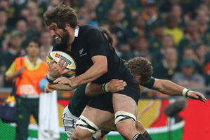 Whitelock will call on all of his 44 tests worth of experience when taking on Eben Etzebeth and Flip van der Merwe. Photo / Getty Images