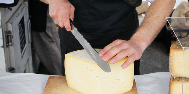 Gareth Shapiro from Elgaar Cheese. Photo / Christine Cornege