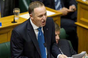 Mr Key made his comments at his post cabinet press conference. Photo / Mark Mitchell