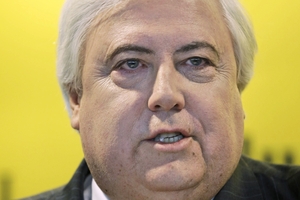 Mining magnate Clive Palmer whose interests include building a replica Titanic stands a chance of winning a Lower House seat. Photo/ AP