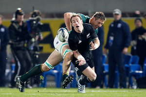 Jimmy Cowan was head-butted by South Africa's Bakkies Botha, something missed by the referee. Photo / NZPA